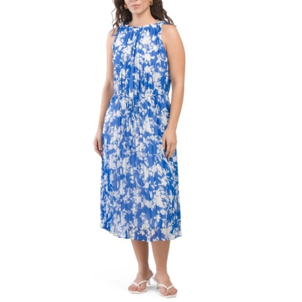 JULIA JORDAN  Sleeveless Floral Print Dress